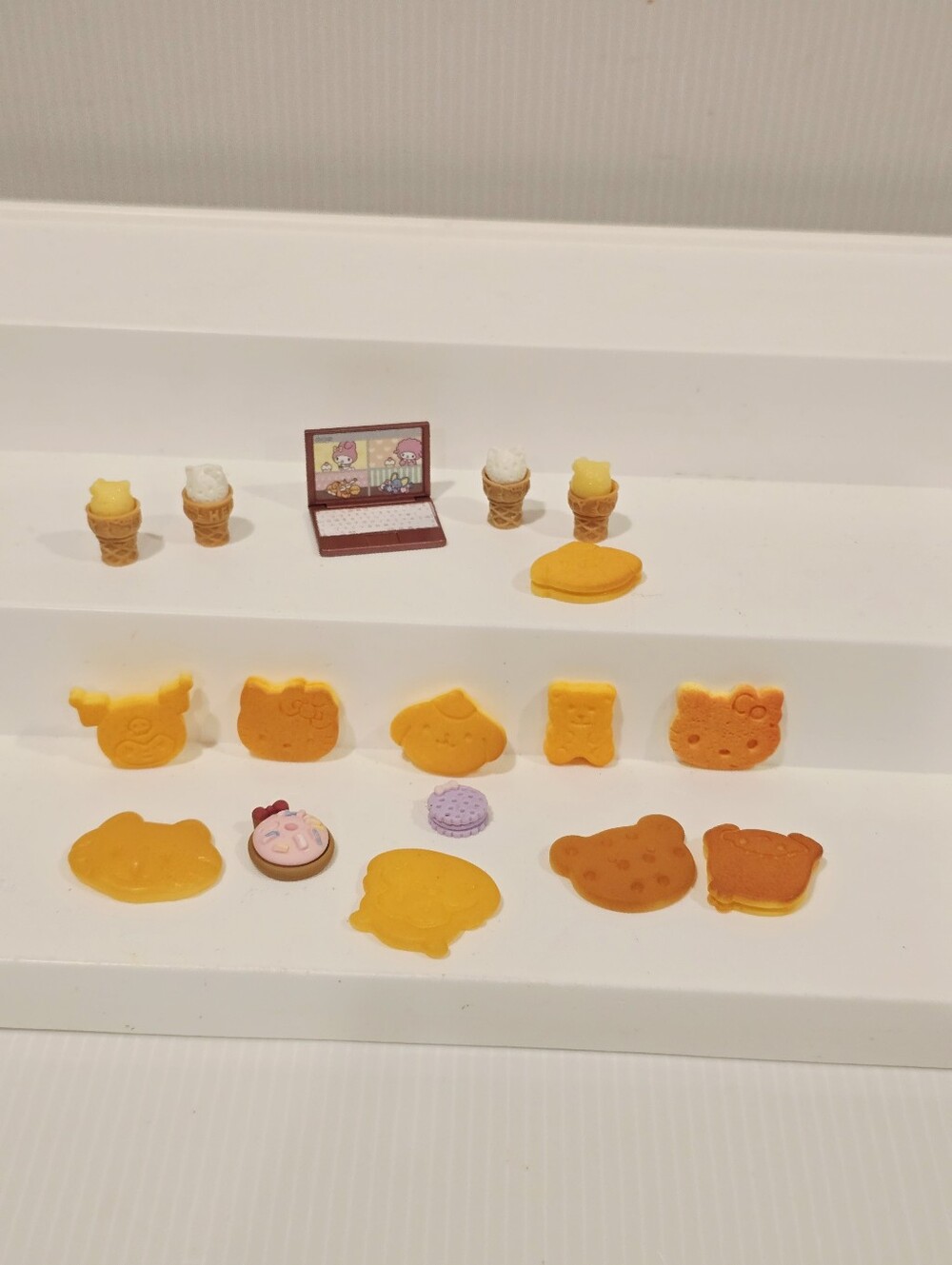 Hello Kitty Sanrio Mini Food and Laptop Set